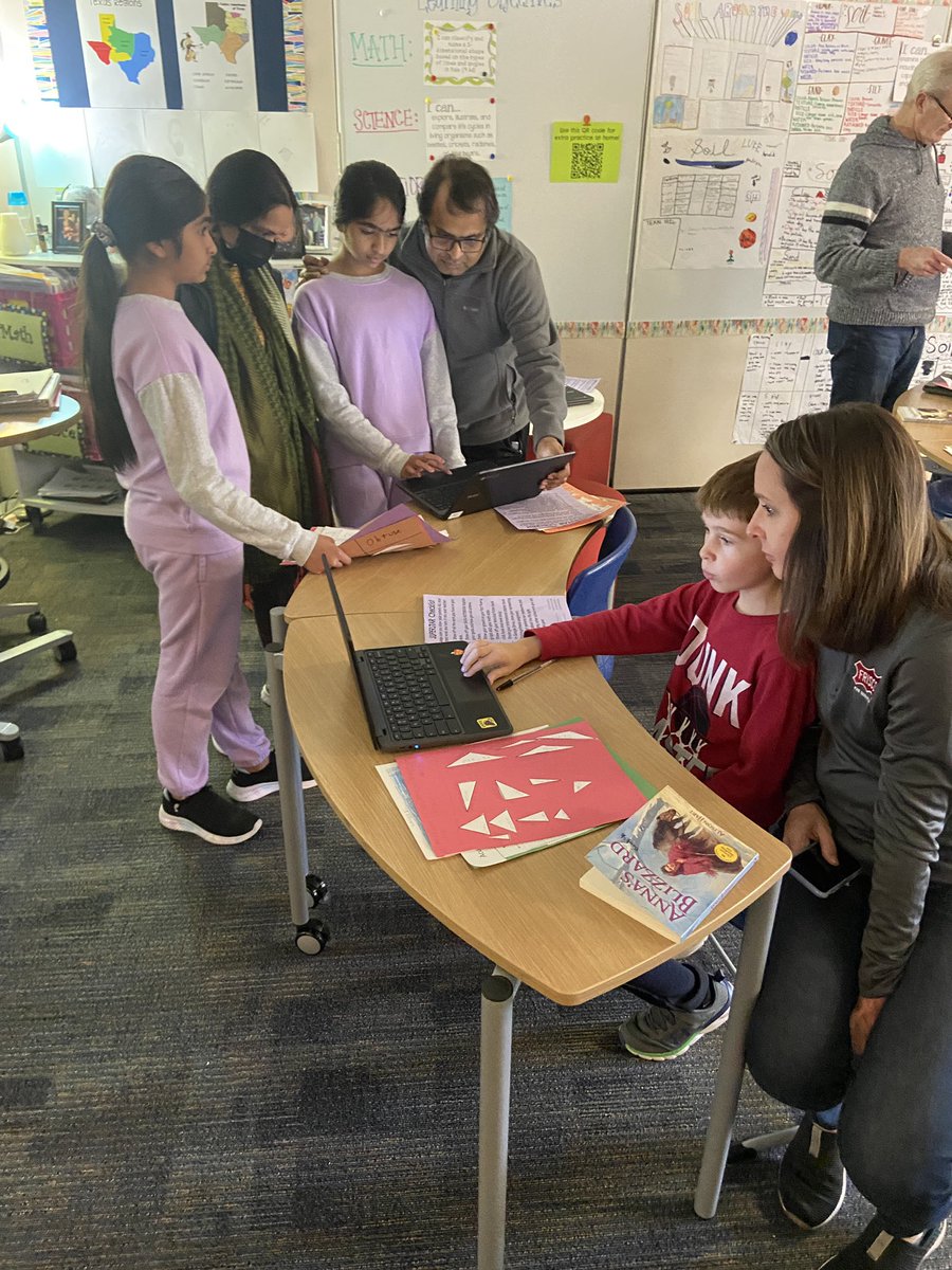 Mrs_Maggard's tweet photo. I LOVED watching these kids show off all their hard work! Open House was a huge success! 💜 #datanotebooks #studentled
@SparksElemFISD @C_E_Dellinger @friscoisd https://t.co/Xn4qpN8Ed2