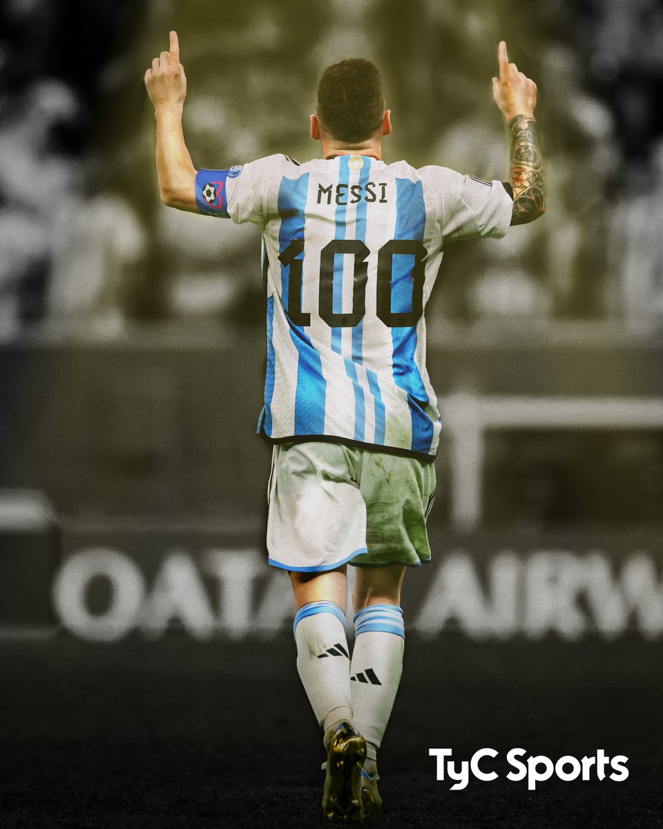 TyCSports's tweet photo. ¡Felices 100 goles, Capitán! https://t.co/daQkz7fB87