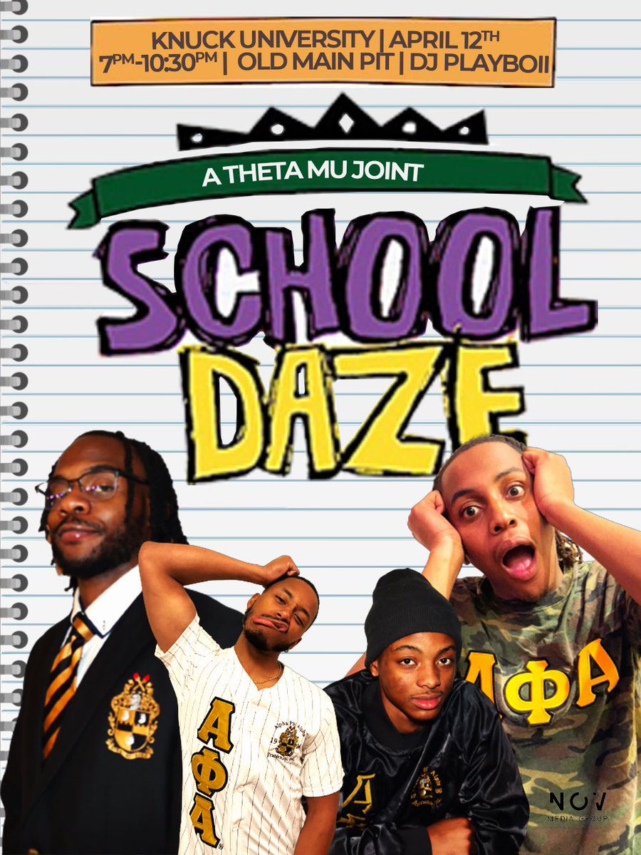 ThetaMuAlphas's tweet image. The Humpnight Of The Year is BACK &amp;amp; BETTER🚨‼️

Due to everyone’s request #KNUCKUNIVERSITY has returned to Old Main’s Pit! 🦍 

You know we coming hard all week  😤‼️

Waking it up from 7-10:30 🥱

Don’t be late #KnuckUniversity is in session📚