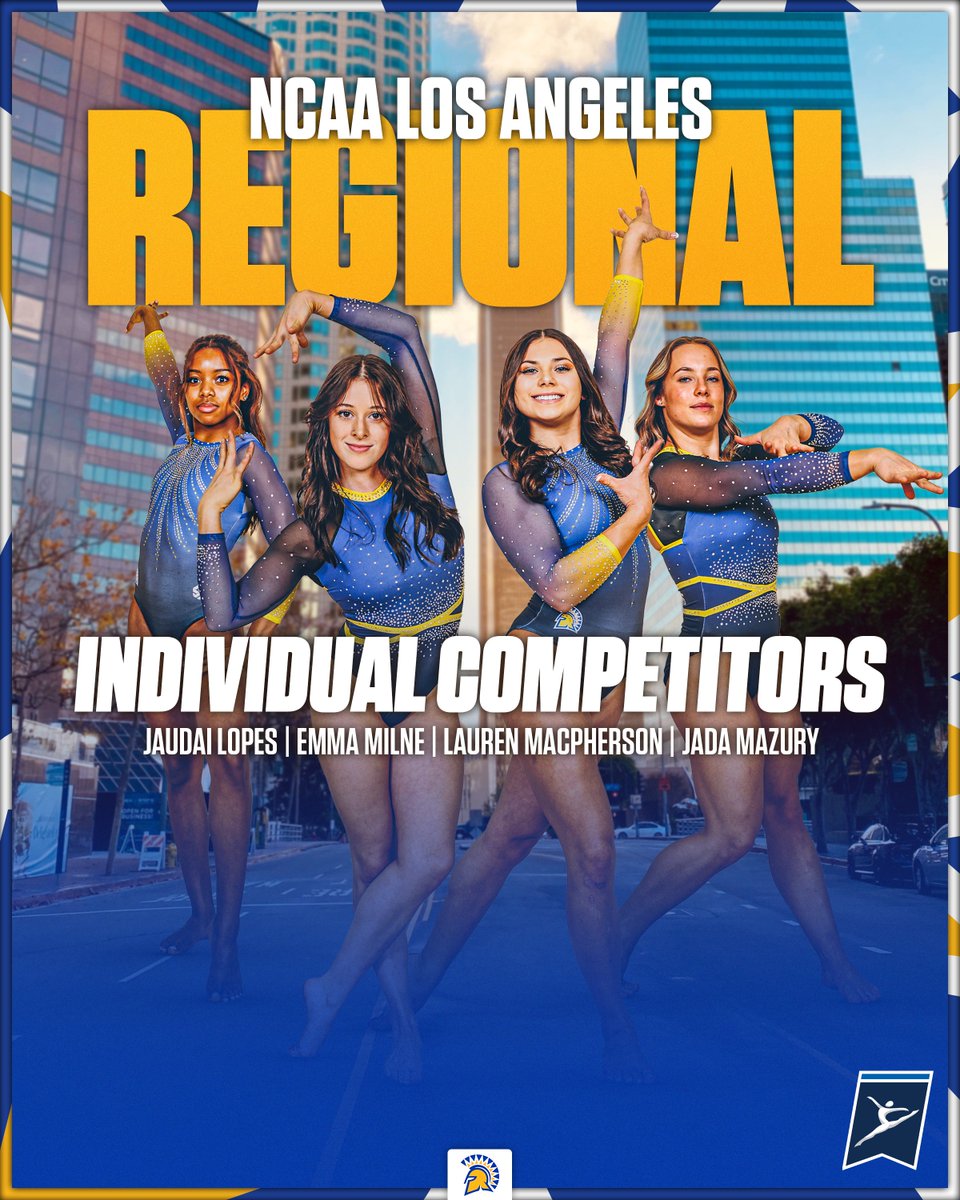 REGIONALS HERE WE COME!

NCAA Los Angeles Regional
📆Thursday
⏰ 2 PM
📍 Los Angeles, CA
📺 ESPN+

#AllSpartans