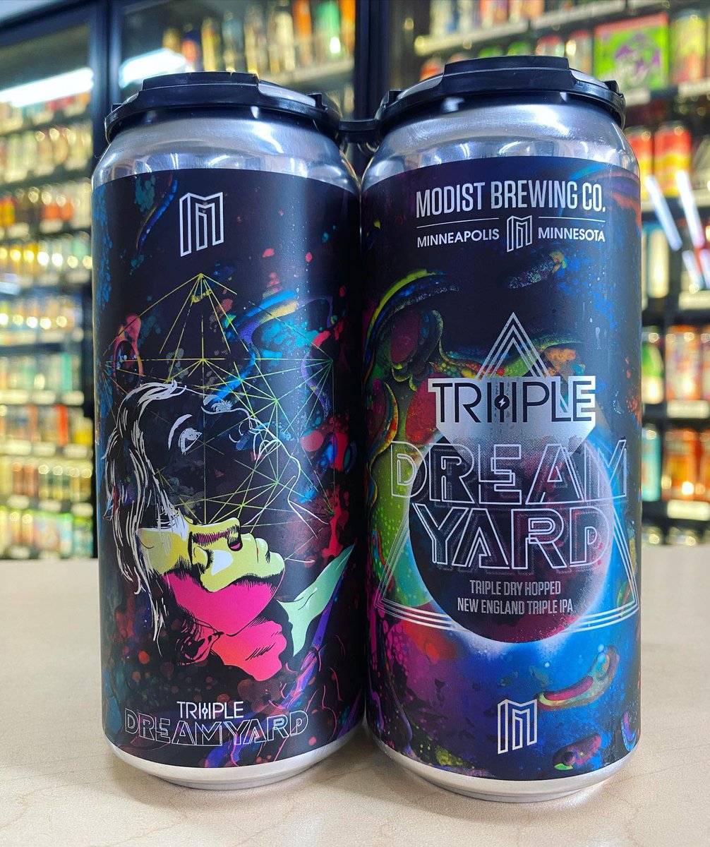 HarleysLiquor's tweet photo. Triple Dream Yard- TDH New 
England Triple IPA

@ModistBrewing 🌈

#newbeer #beergoals #goodbeer #craftbeer 
#beeroclock #modistbrewing https://t.co/SaS6Bup30V