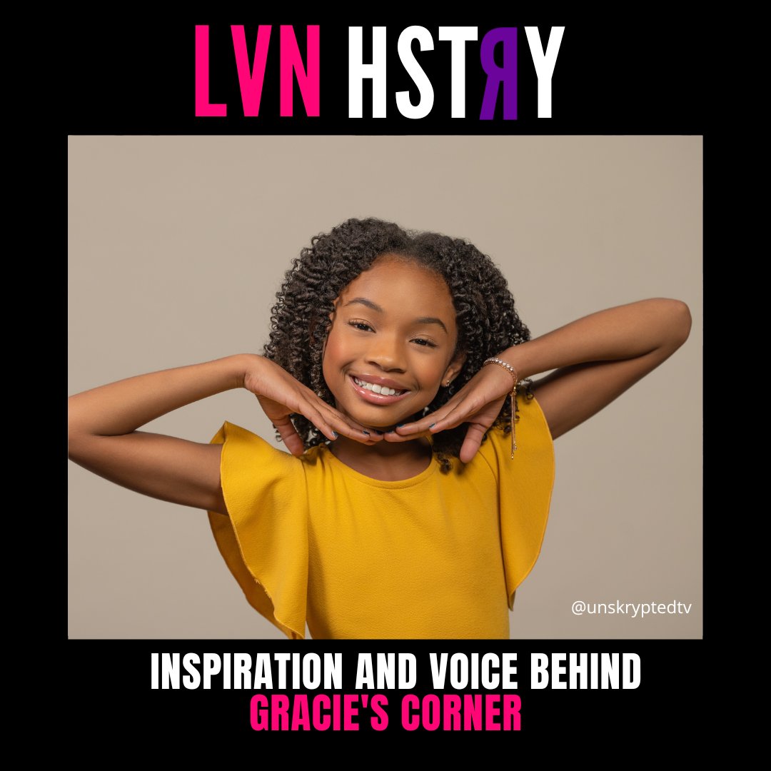 UnskryptedTV's tweet photo. Meet Gracie, the voice and star of Gracie's Corner! This animated Youtube children's series is breaking barriers with its predominantly black and brown cast, inspiring kids all around the world. #YouTubeKids #Inspiration #FamilyFun #lvnhstry #unskrypted #blackhistory https://t.co/QIWMfn5qDX