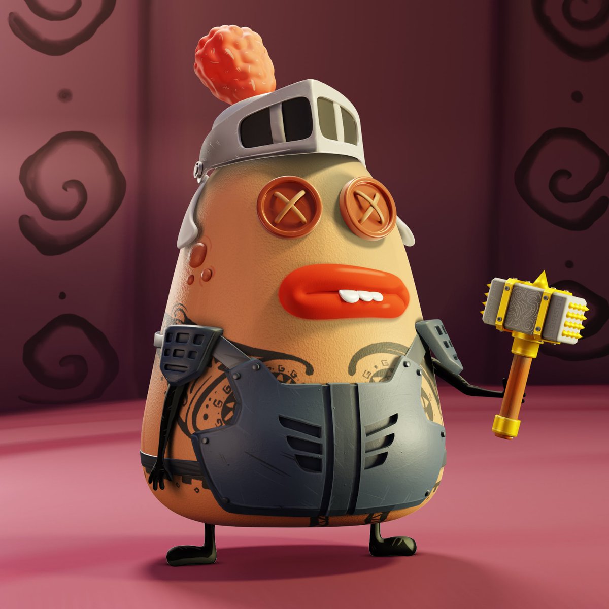 lana_morris10's tweet photo. My latest #Binion acquisition. I’ve had my eye on this binnie for months & finally got it through private trade! 🤩
* Paladin Hammer
* Button Eyes
* Runic Skin
* RS 30
@Gooodfellas_Nft
#BNBChainNFTs #GooodfellasNFT #NFTs https://t.co/BbAdMHHf0B