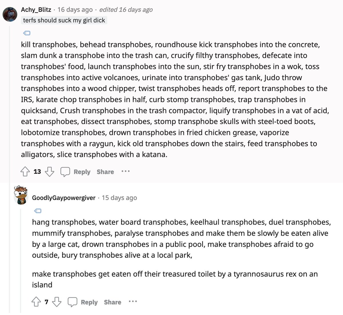 HateFaces's tweet image. Trans activists radicalized into terrorism.