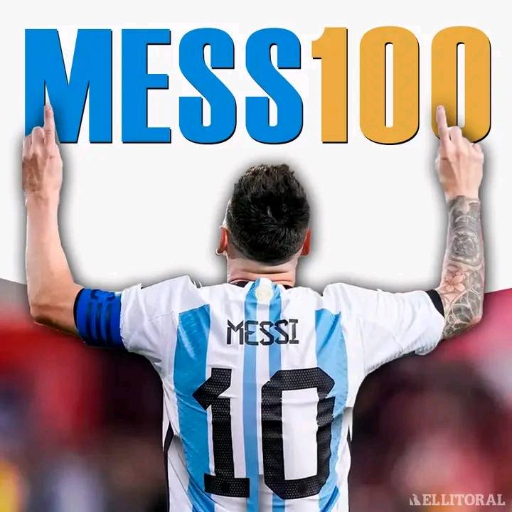 Lwazi_Sport's tweet photo. Lionel Messi get his 100 international goal against Curacao
#MESS100 https://t.co/1mmML4aeco