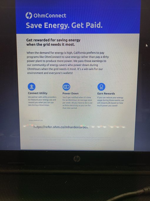 California, Texas and New York peeps. Sign up at OhmConnect. I did and it is seriously saving me money