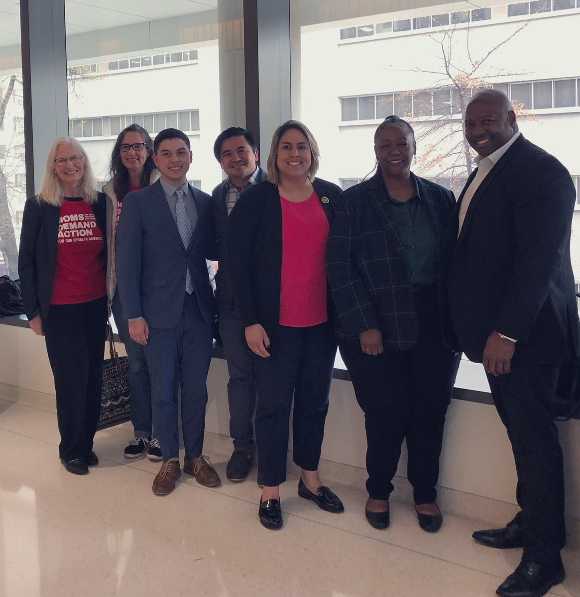 This @MomsDemand volunteer is grateful to stand with our community partners and support #SB838 @SenatorMenjivar let’s give fair access to California Victims Compensation, including victims of police violence. @YouthALIVE510 @safeandjust @CSSJustice #CALeg