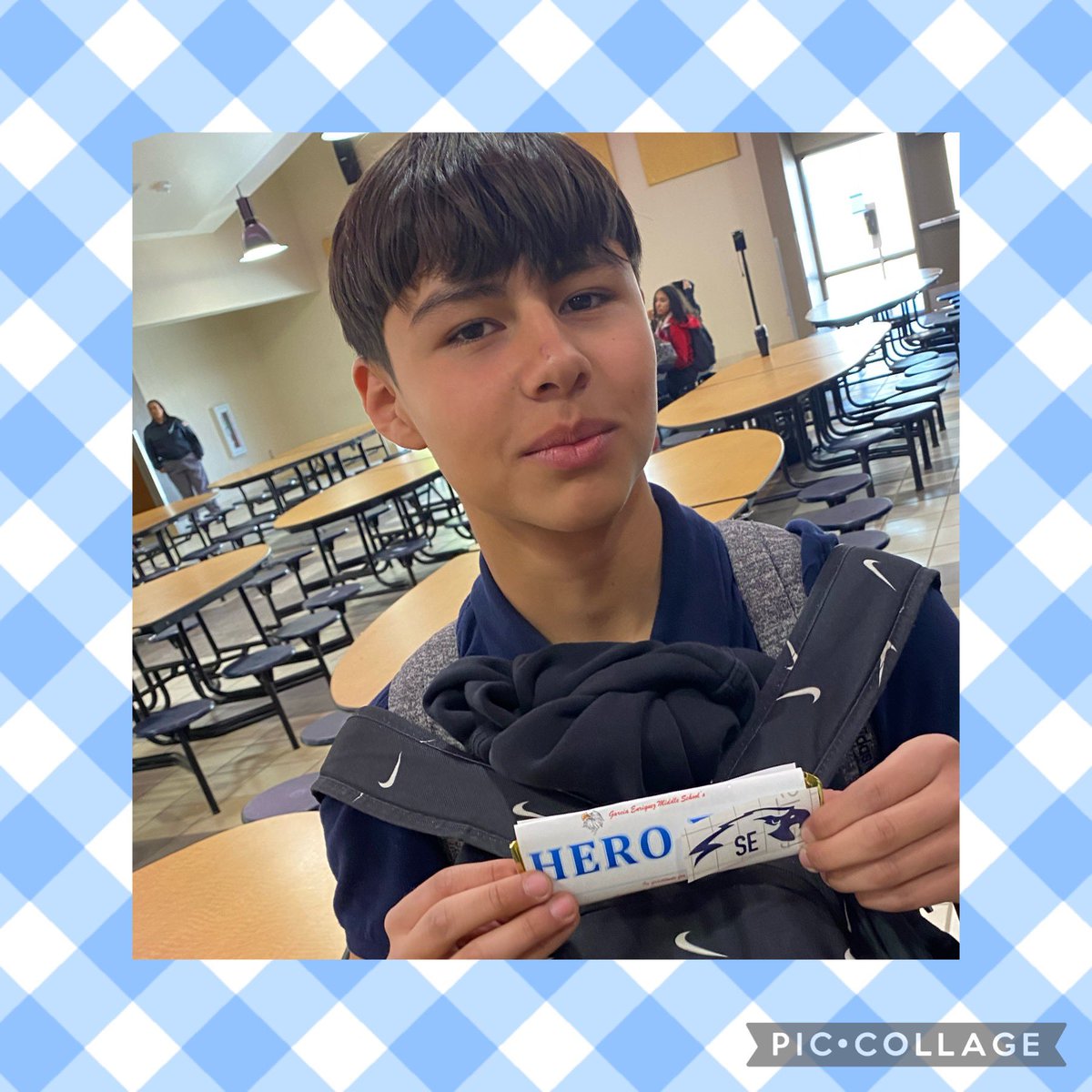 CoronaAlex_GEMS's tweet photo. Kuddos to Christopher Arroyos. Keeping all 🦅s safe by springing into action in a moment’s notice #Safekeeper🦅💛#HeroBarWorthy 💎🏆💙#SoaringEagleDecal #CD #GEMS_RSalcido @LydiaSolanoMel1 @GEMS_counseling @ConsciousD @gems_pbis https://t.co/gDxWvHW2XE