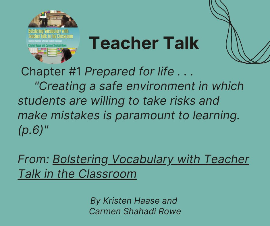 Check out this quote from our book ⁦@haase_kristen⁩ ⁦@routledgebooks⁩ #teachertalk #vocabulary #preparedforlife