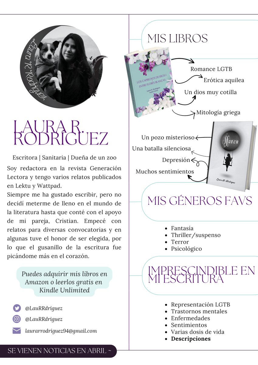 Aquí tenéis mi aportación al #integraciónescritorestw ✨ Me ha encantado hacer mi currículum literario 🥹 Me ha hecho sentir que estos años han merecido la pena 🤍💙