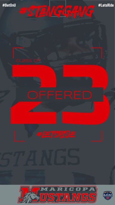 GWilson1187's tweet photo. After a great conversation with @CoachRetiz I’m blessed and grateful to receive an ⭕️ffer from🙏🏆🏈 @MaricopaMustang @_VHS_Athletics https://t.co/Q7q4lVOyEu