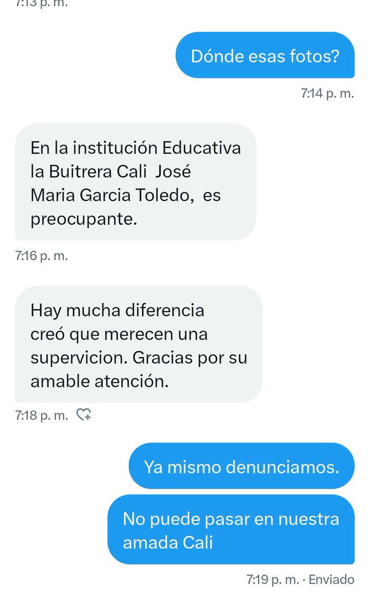 Wilson_Suaza_'s tweet photo. 🚨Nos envían está Denuncia sobre el PAE en Colegio de Cali.

En la institución Educativa la Buitrera Cali  José Maria Garcia Toledo.

INDIGNANTE, esto no puede pasar en nuestra ciudad.
@petrogustavo 

Dale RT 🔄🙏 https://t.co/8n9rgzkIgB