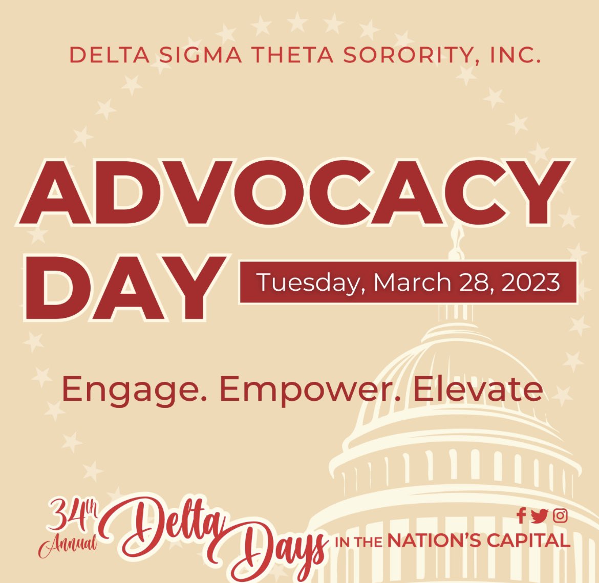 Today is Advocacy Day at the 34th Annual DDNC! We're ready to lobby for issues affecting the communities we serve! More than 110 years of Social Action continues! Be part of the movement as we advocate for change!