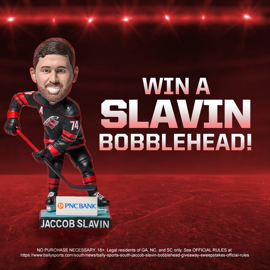 FDSN_Hurricanes's tweet photo. ‼️ Jaccob Slavin Bobblehead Giveaway ‼️

Quote tweet this graphic 𝙬𝙞𝙩𝙝 tonight's keyword for a chance to win! Must be following to enter.

#LetsGoCanes https://t.co/8f86Y1BfFw