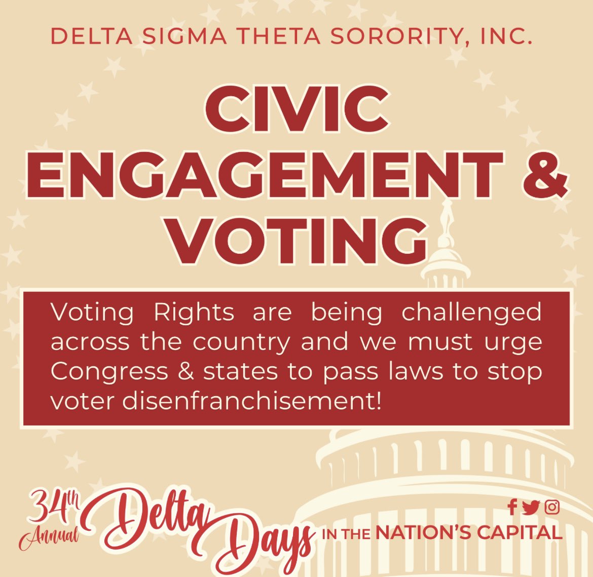 Voting Rights are being challenged across the country and we must urge Congress &amp; states to pass laws to stop voter disenfranchisement!