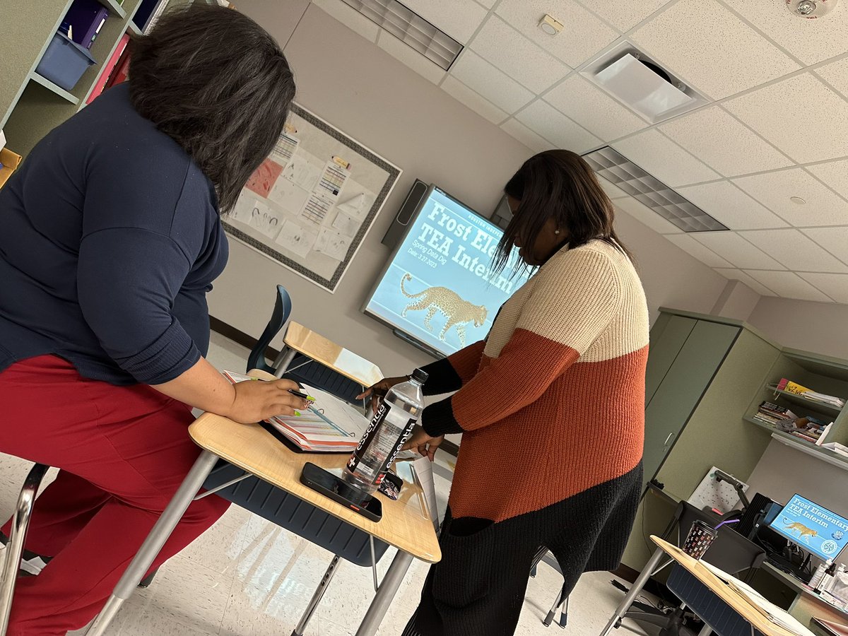 DrAliciaMartin's tweet photo. @Frost_ES teachers analyzing and interpreting Spring TEA Interim data and developing an action plan of next steps โ
๐
@HISD_Assessment #DataRichYear #DDIinAction @sfagurl2005 #BuildingExcellence ๐๐ ๏ธ https://t.co/zg1v2QHiRo