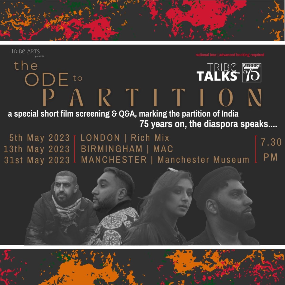 Tribe__Arts's tweet photo. 📣Due to demand, more screenings announced for our special short film THE ODE TO PARTITION - tickets will go fast so get booking 🎟️🎟️🎟️ https://t.co/yevx980Ez4
#TribeTalks #TribeTalksPartition #Partitionat75 https://t.co/3L4j8e6Gfy