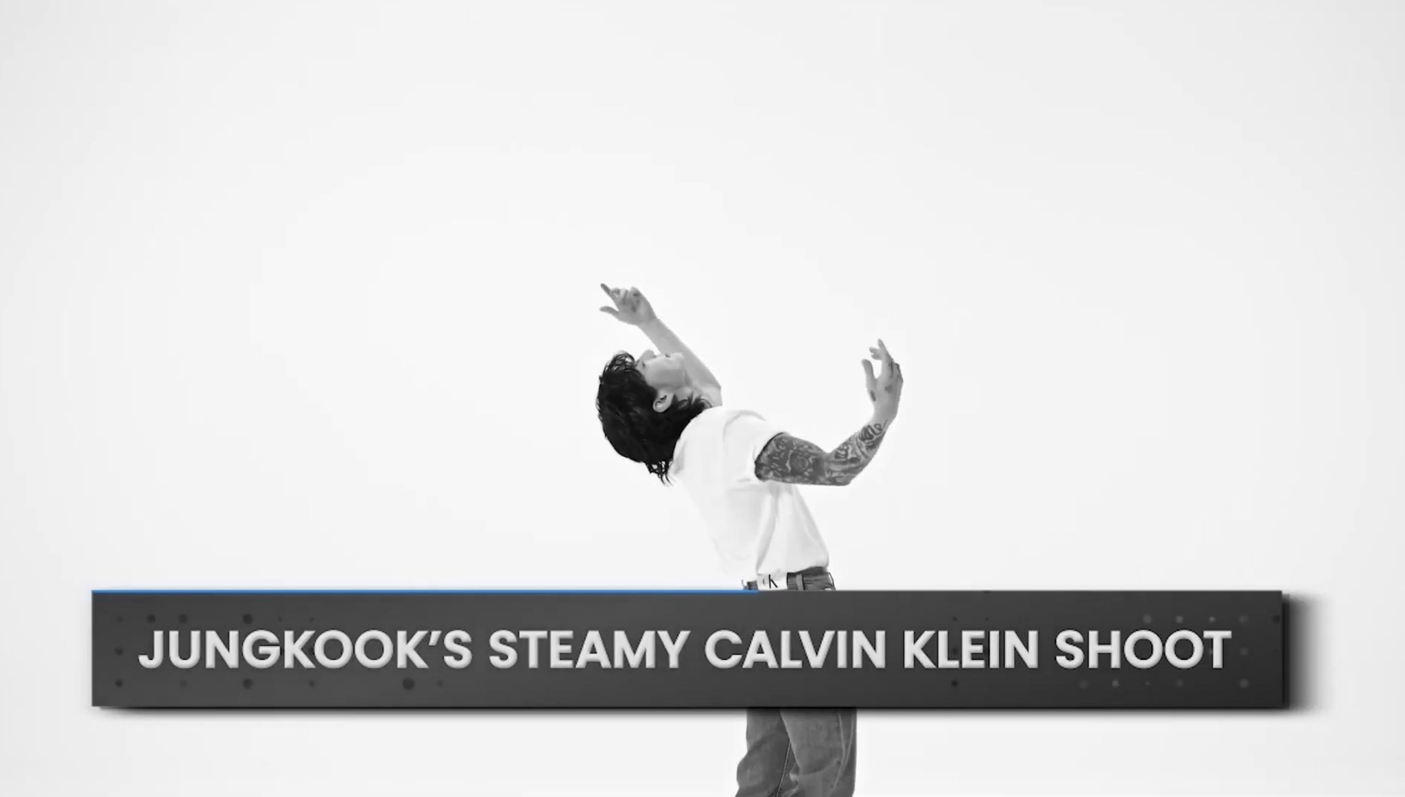 Jung Kook Rocks Tees & Jeans for Calvin Klein Ad