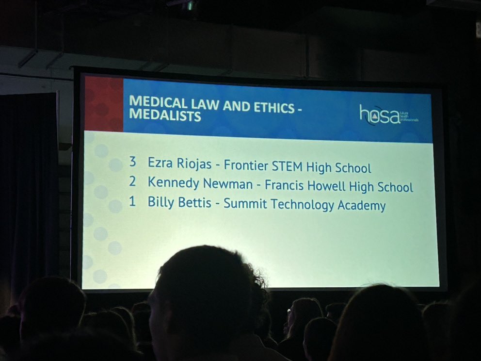 Kennedy Newman - 2nd in Medical Law and Ethics!