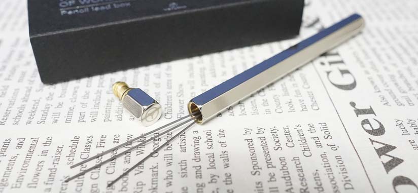 pentime0506's tweet image. 新商品情報。ワイスタジオ（物外）の真鍮シャープ芯ケース　YS-STAT-59　シャイニーシルバー　が入荷しました。送料無料です。pen-time.com/fs/pentime/yss… #ワイスタジオ #芯ケース #STAT59