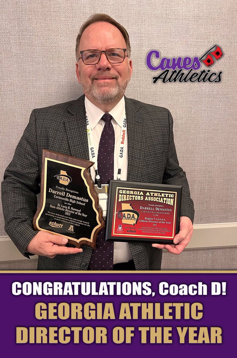 Well deserved, he truly is the best! We 💜 Coach D!! <a href="/ddemastus/">Darrell Demastus</a>