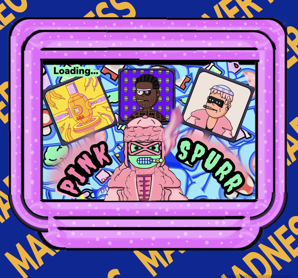 KenFt77's tweet photo. Which one ? 1 or 2 ? 
Team : Pink Spurr 
Members: @Magooush @MediocreCEO and me! 
Ready for #P4SDMakeoverMadness !!
@ThePossessedNFT #Posse #SpamGang #PinkFurr https://t.co/zcig3Ic1bT