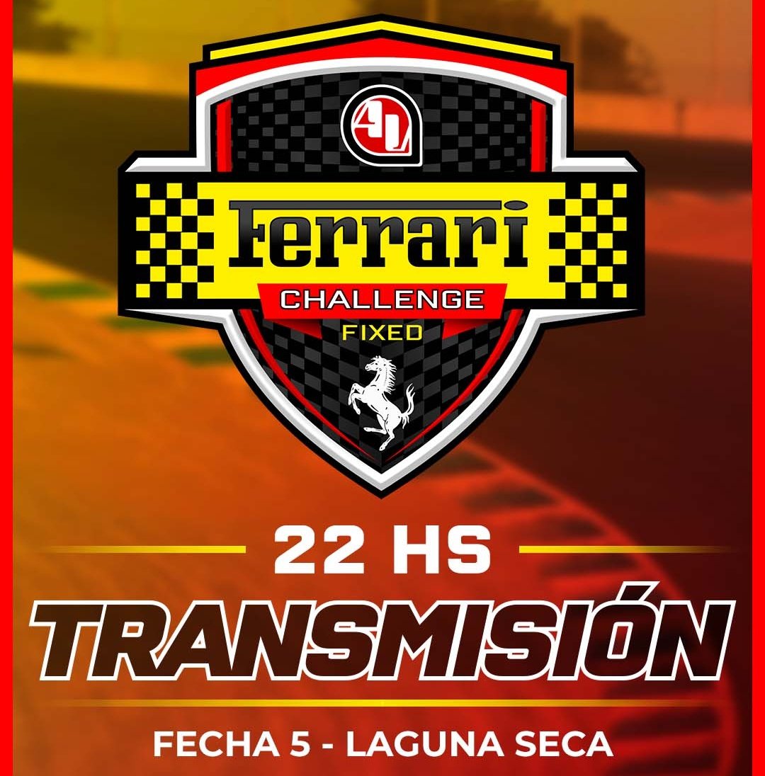 ¡HOY A LAS 22HS SE DEFINE EL CAMPEONATO DE FERRARI CHALLENGE! 🏁
Son 11 pilotos los que pelearán por la corona ¿Quién será el campeón? 🏆

🟣 Viví la definición a las por Twitch.com/autodromo_virt…