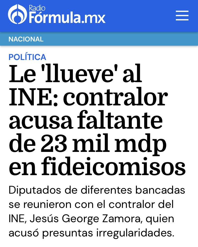 Insurgente_X's tweet photo. 👇está es la verdadera causa de la renuncia de Edmundo Jacobo y del rechazo al Plan B,

23 mil mdp q se repartieron entre las 87 agrupaciones políticas conservadoras, el PRIAN y chayoteros q financiaba Lorenzo Córdova y Ciro.

Por esto llora Patricia Mercado

Informa y da RT🔁 pf https://t.co/PzqzenCb1C