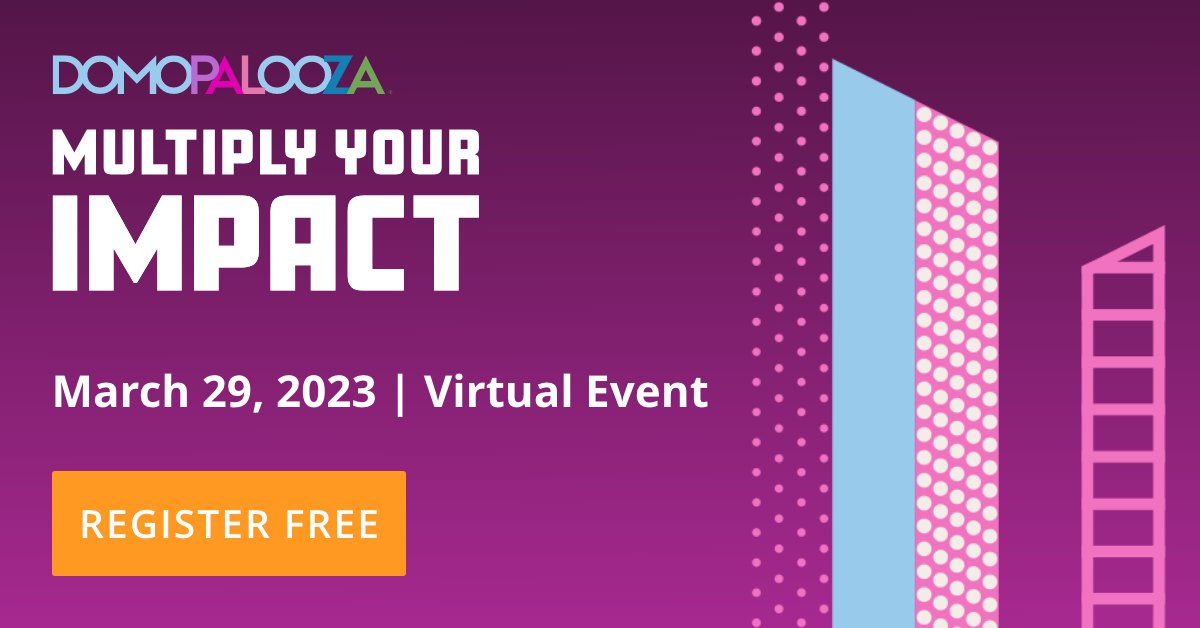 BK_ModernData's tweet photo. #Domopalooza 2023 is TOMORROW! Don't miss the exciting keynotes, panels and featured speaker, Liz Wiseman at #DP23! Register here: https://t.co/FG46x6NXnC #onlineevent #events @Domotalk https://t.co/JzsRdJC6jX