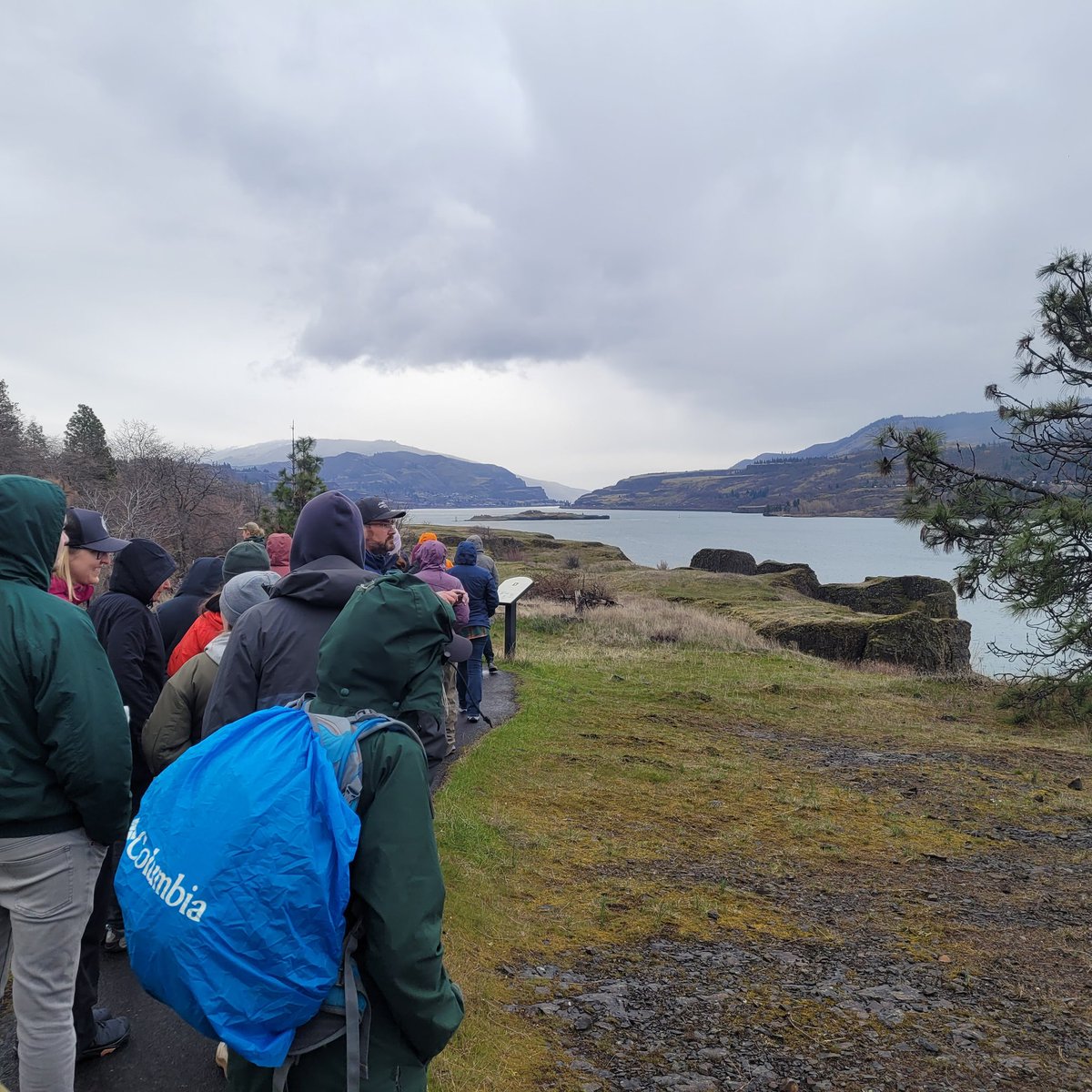JesseKak's tweet photo. Spending the day learning about the Columbia Gorge at @PLT conference - a unique landscape #PLTConf https://t.co/Dx3Yf7QbNb