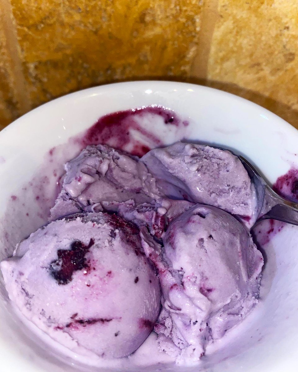 🫐Blueberry &amp; wildflower honey icecream from scratch 🍯🍦!!!! Hope everyone is taking care alwayzzz, &amp; having a good dayyy!