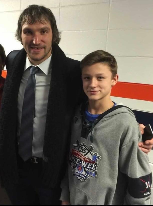 Trevor Zegras and Ovi