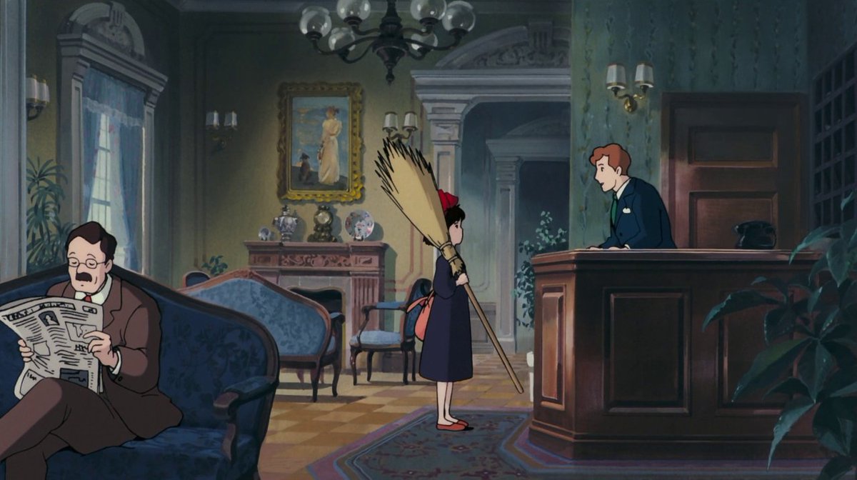 cinematogrxphy's tweet photo. kiki's delivery service (1989) dir. hayao miyazaki https://t.co/rSsr6b1OTS