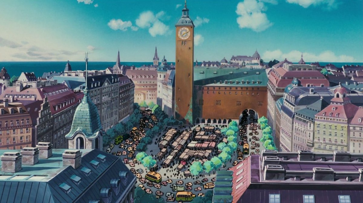 cinematogrxphy's tweet photo. kiki's delivery service (1989) dir. hayao miyazaki https://t.co/rSsr6b1OTS