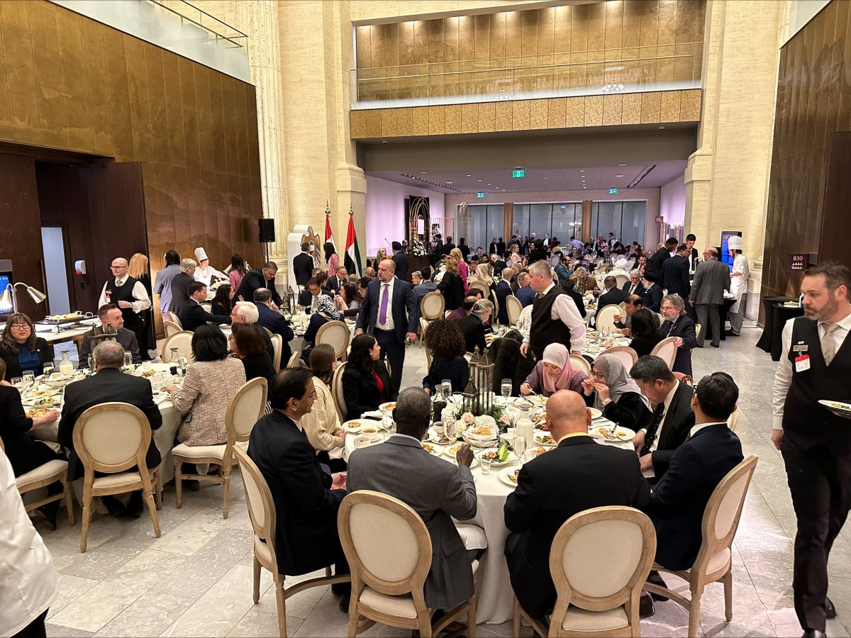 SenatorRobBlack's tweet photo. Celebrating Ramadan tonight in the @SenateCA! Thank you to everyone for the wonderful food, friendship, and festivities. Ramadan Mubarak! #Ramadan2023 #SenateofCanada https://t.co/eeCC19W8hp