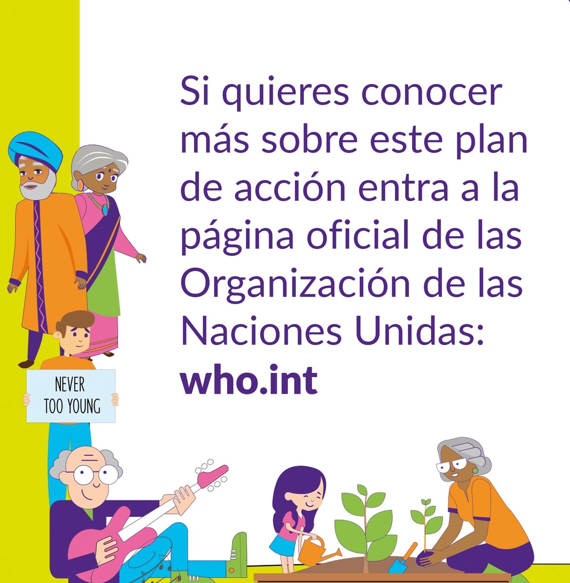 lazoscorimaz's tweet photo. ¿Conoces el plan de acción llamado "Hacia una sociedad para todas las edades" de la ONU?

#GIWT2023 
#IGweek #Intergenerationalweek 
#corimaz #adultosmayores #abuelos #intergeneracional #musica
https://t.co/enKcWlR00z https://t.co/qqCcoJUEIt