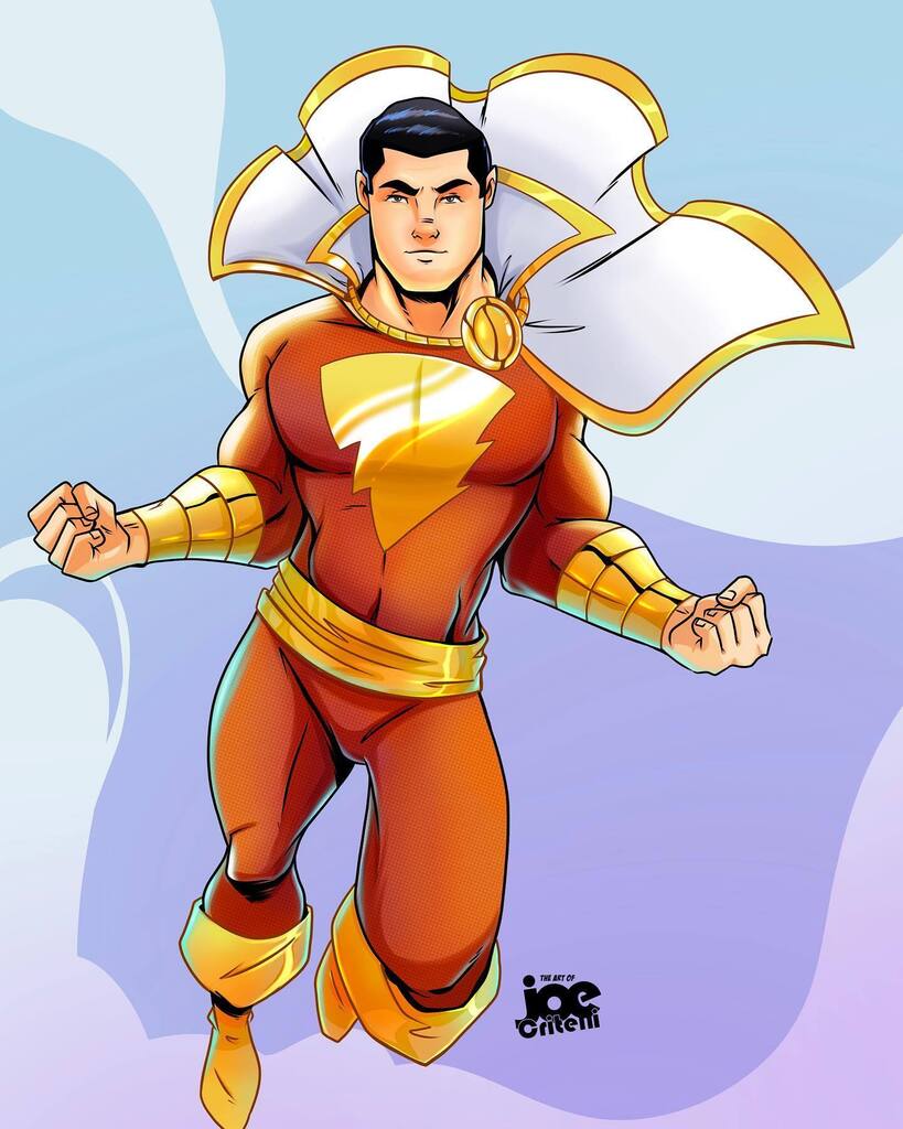 JoeCritelliJr's tweet photo. Captain Ma…I mean Shazam! 
….
#shazam #captainmarvel #dc #dccomics #comics #fanart #artist #art #illustration #digital #digitaldrawing #procreate https://t.co/hZ2JxrDfIk https://t.co/IXZMxCNoxj