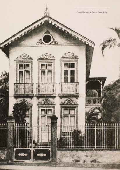 mdassisonline's tweet image. Antiga casa de #MachadoDeAssis no Cosme Velho. Já demolida. #Iconografia #RioDeMachado