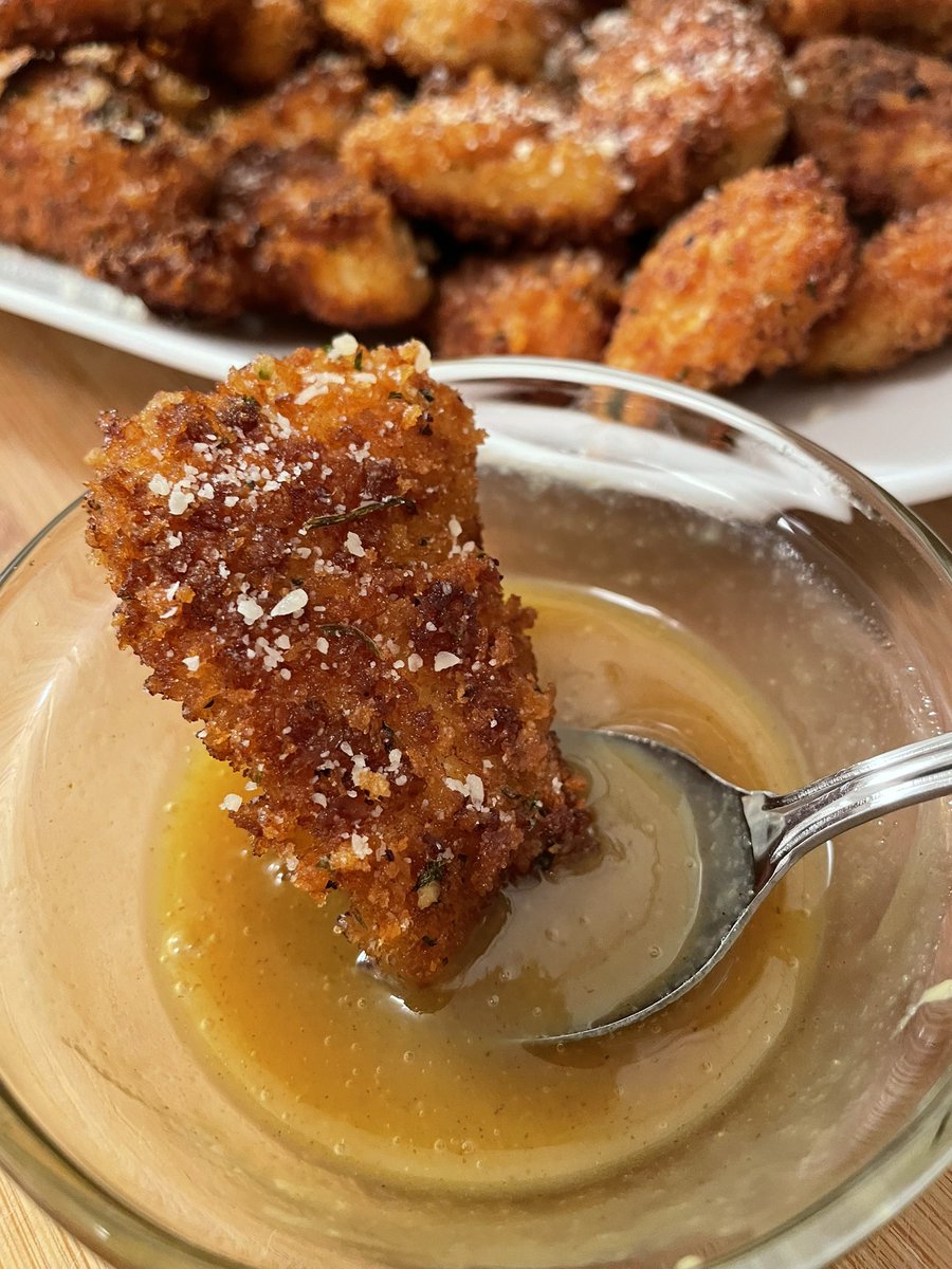 Chicken nuggets with honey mustard…