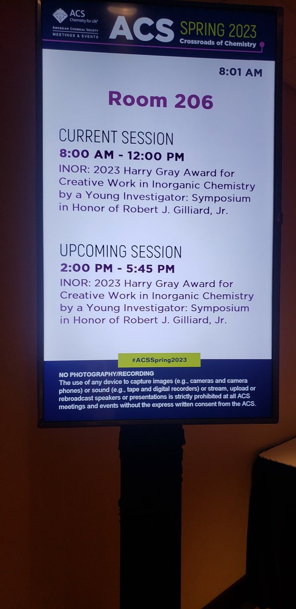 kek_kelsie's tweet photo. Had an amazing time at #ACSSpring2023. Got to reconnect with my undergrad advisor, and share a combo of B and Si work in the Harry Gray Award Symposium honoring @RJGilliard. Very fun to highlight the @gilliardgroup and @Klausen_Group. Thanks @DrTodd_Hudnall for the invite! https://t.co/o45LrTh3hq