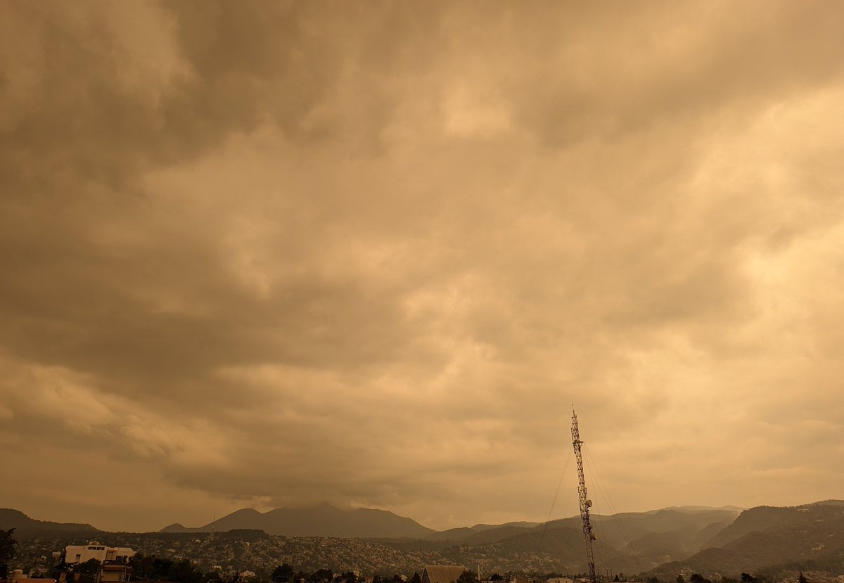 SasslaMx's tweet photo. ☁️ No es filtro: Así se ve el cielo desde nuestras instalaciones en el sur de la Ciudad de México, #CDMX. https://t.co/q2FGo1wGYv