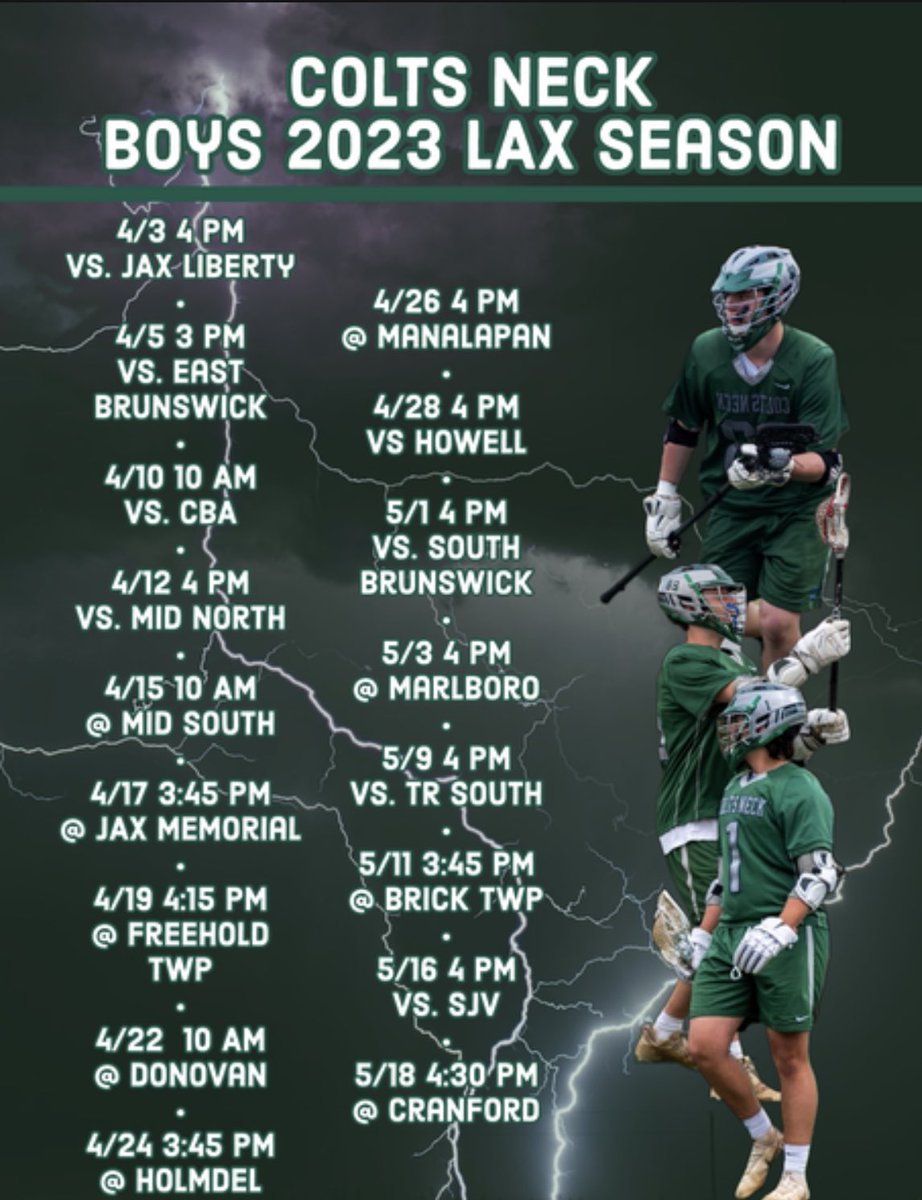 cnhscougarlax's tweet photo. 2023 schedule release #cnhslax #cougarpride #GoCougars https://t.co/TavIMkZdII