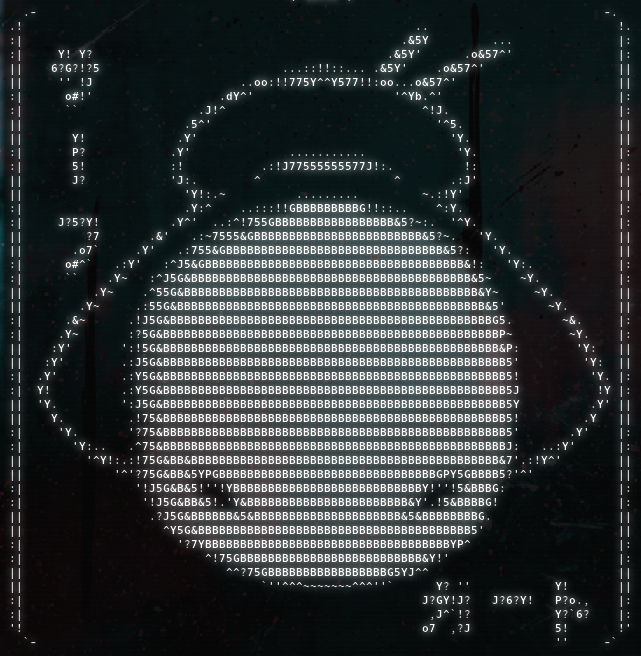 fixed a mistake in the characters that was pointed out. btw anyone else feel like twitter tagged them as a spambot or something? 🤔 or did everyone leave?

#pixelart #ドット絵 #asciiart #ascii #textmode #textart #indiegame #indiedev #gamedev #pcgaming #retrogaming