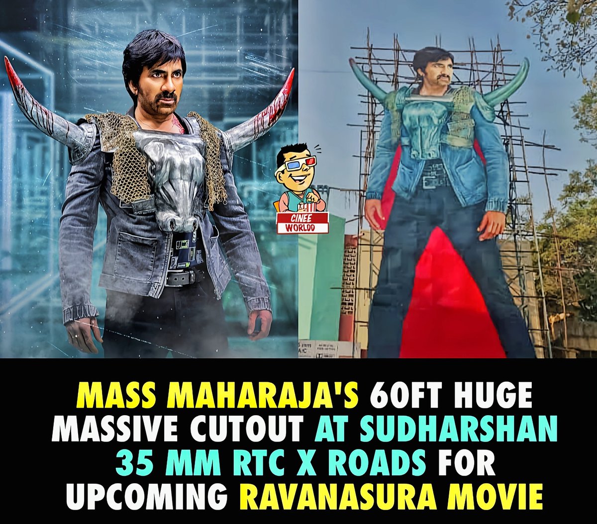 'MASS'ive Celebrations Begins 💥

#Raviteja #Ravanasura #RavanasuraTrailer #Cinee_Worldd