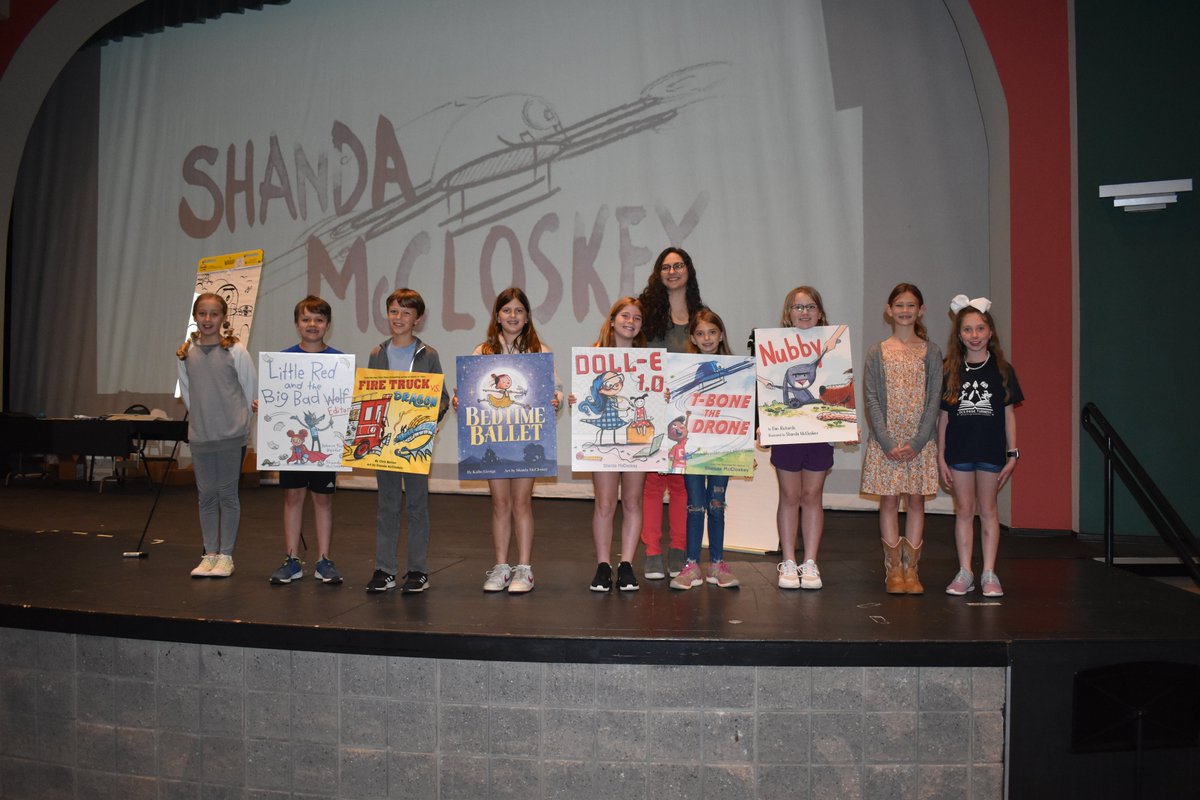 OconeeCoSchools's tweet photo. Elementary students participated in the Literacy Expo Tuesday at the Oconee Civic Center. They visited with author/illustrator Shanda McCloskey, saw a robotics demonstration, mastered escape boxes, and constructed figures to support a tennis ball, among other exciting events. https://t.co/wd2XNxqfoQ