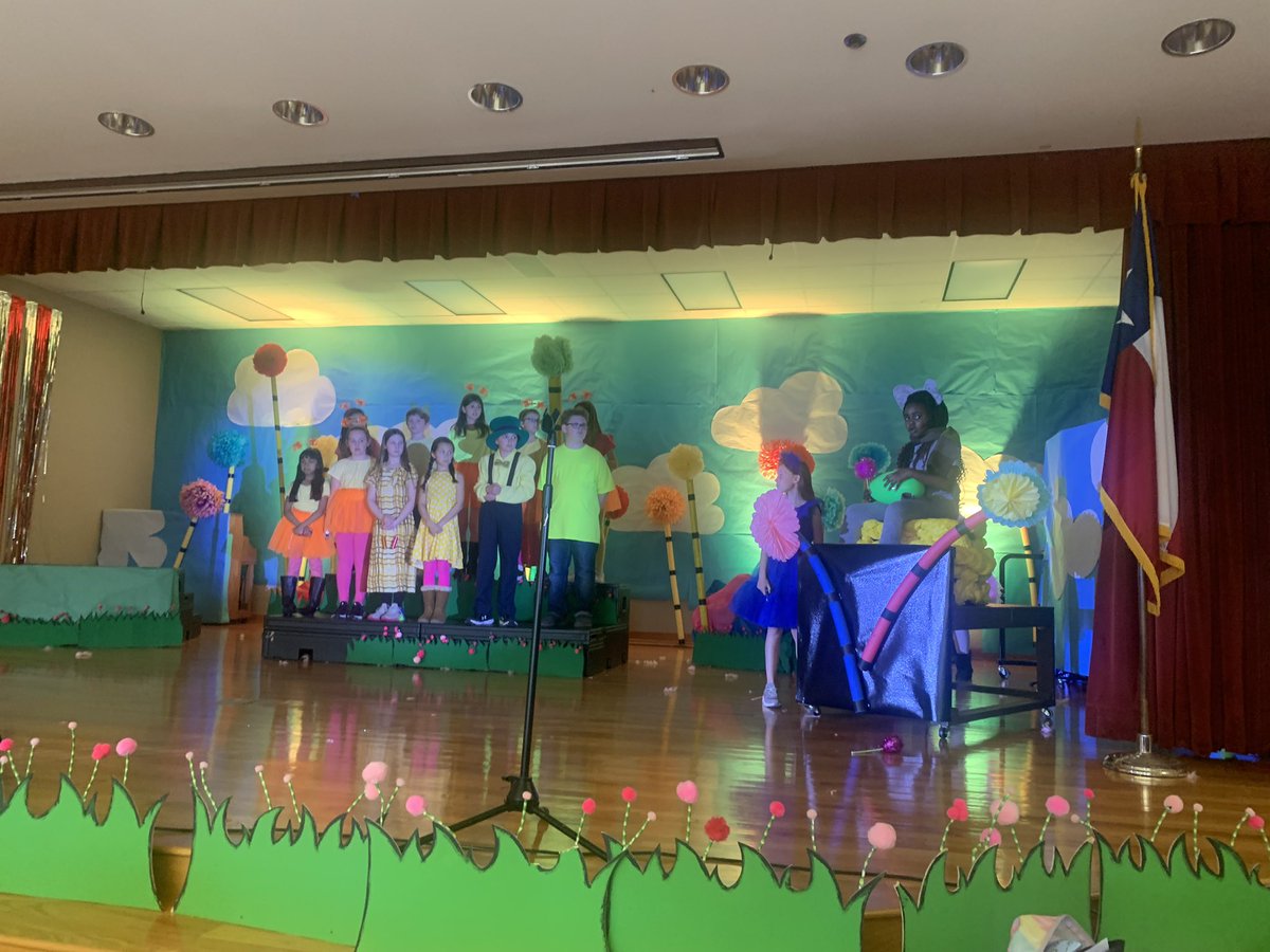 WSESTheatre's tweet photo. Seussical is coming to life!! I can’t say enough about how proud I am of these kiddos. Come catch us Thursday @ 6:30 & Friday @ 2:15! You won’t want to miss it! @WSESWildcats #MusicalMonth #celebrateKISD #KISDfinearts https://t.co/7ctWaRD4Sz