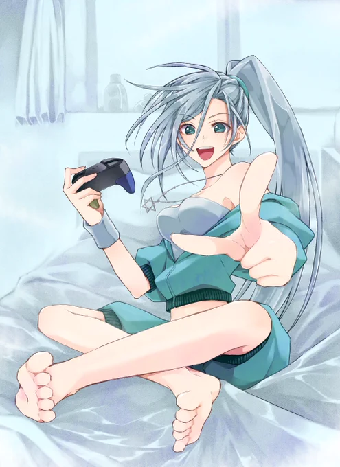 あおせさんのチア特典のイラストリクエストで描かせていただきました。 