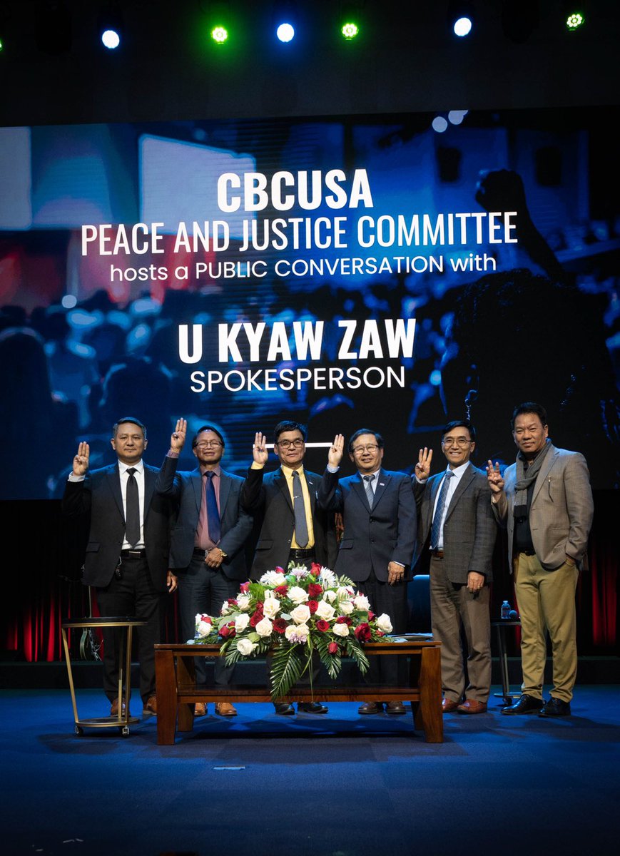 Honored to address at the Chin Baptist Churches USA Board of Trustees Meeting. Thanks CBCUSA Peace &amp; Justice Committee for hosting a public conversation with #Myanmar diaspora community in Indianapolis. Great to connect with community, and have frank constructive conversation.