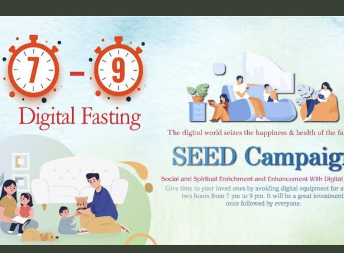 NehATya52150's tweet photo. Saint gurumeet ram rahim ji has started #DigitalFasting ,under which that time was made #Familytime by not using phone or other gadgets Till https://t.co/f3PSpqvVAr lakh of people are spending time with their family by participating in.
#SEEDCampaign
#ChatpeChat
#DeraSachaSauda https://t.co/Nt68OkzylX
