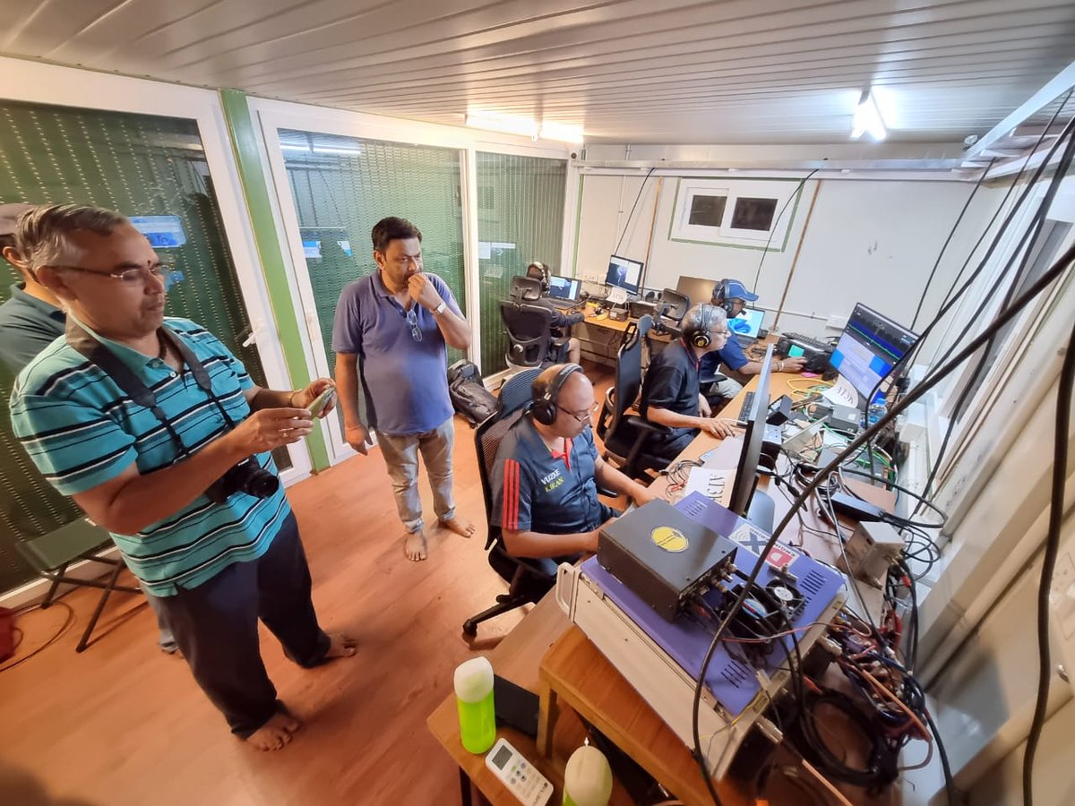 It's all over! #CQWPX SSB 2023
With 1966 QSOs,  team closed one of its kind contesting at amazing station at NITK.  Set a new bench mark for future multi in VU